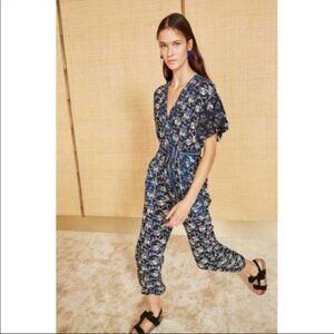 Ulla Johnson Reiko jumpsuit in indigo ~ size 8, pre-owned!